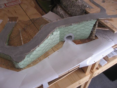 mise en peinture route
