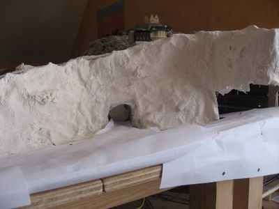 Modelage montagne modélisme