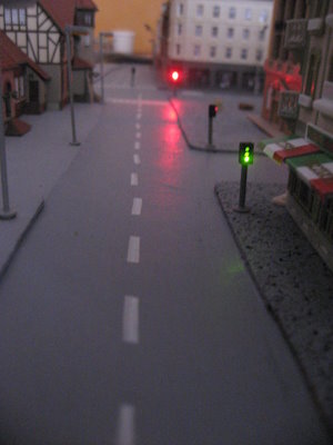 Feu de circulation échelle  n